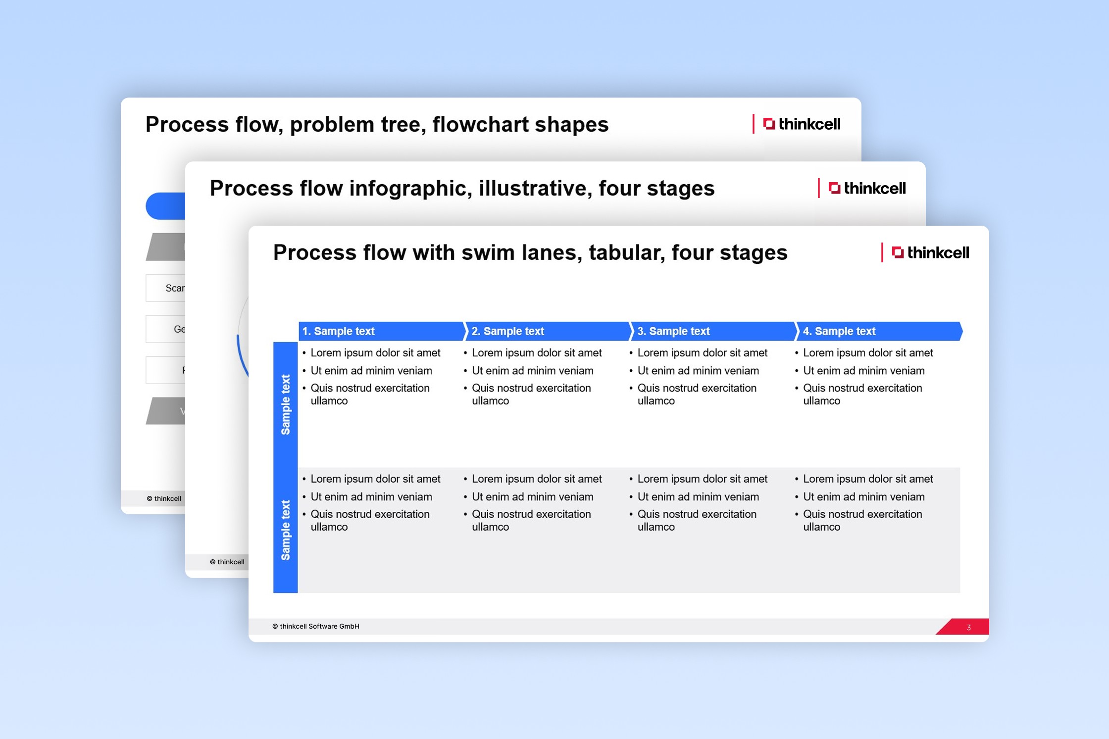 Free funnel chart template for PowerPoint presentations | thinkcell
