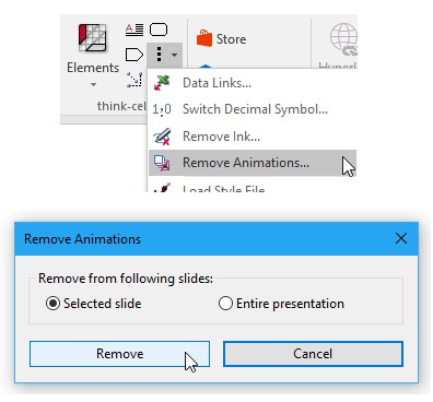 Eliminar animaciones de PowerPoint de las diapositivas