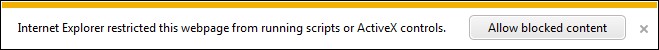 ActiveX in Internet Explorer