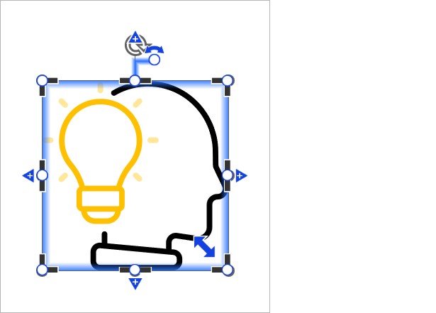 A thinkcell icon that the user has edited