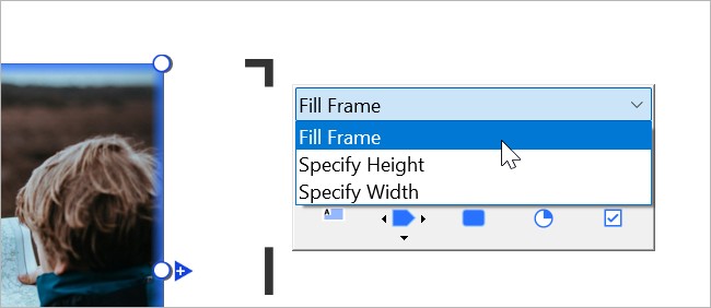 thinkcell's Image Mode menu on the mini toolbar