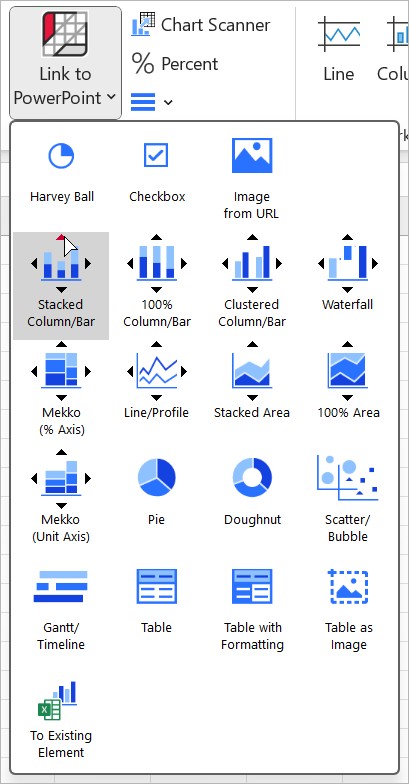 thinkcell toolbar in Excel