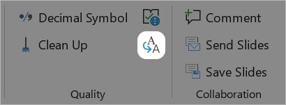 Replace Fonts button on thinkcell Tab
